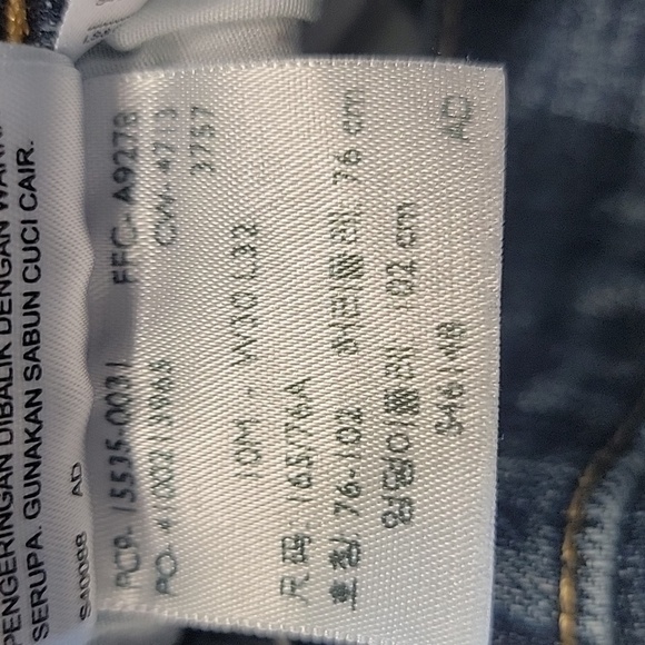 Levi's 529 Curvy Bootcut Blue Jeans, Size 10 (30x32), Excellent Used Condition - Picture 9 of 13
